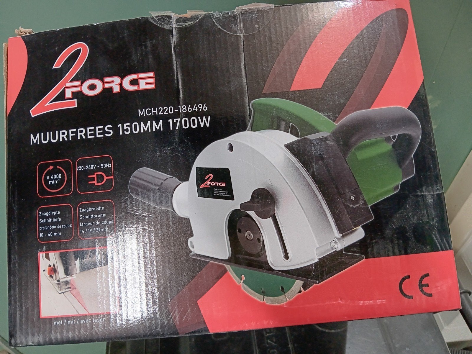 Sleuven frees 2force, Doe-het-zelf en Verbouw, Gereedschap | Schuurmachines, Ophalen, 1200 watt of meer, Overige typen