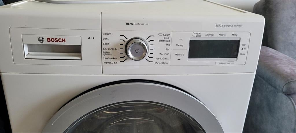 Bosch warmtepompdroger ActiveAirTechnology HomeProfessional, Witgoed en Apparatuur, 6 tot 8 kg, Ophalen of Verzenden, Zo goed als nieuw