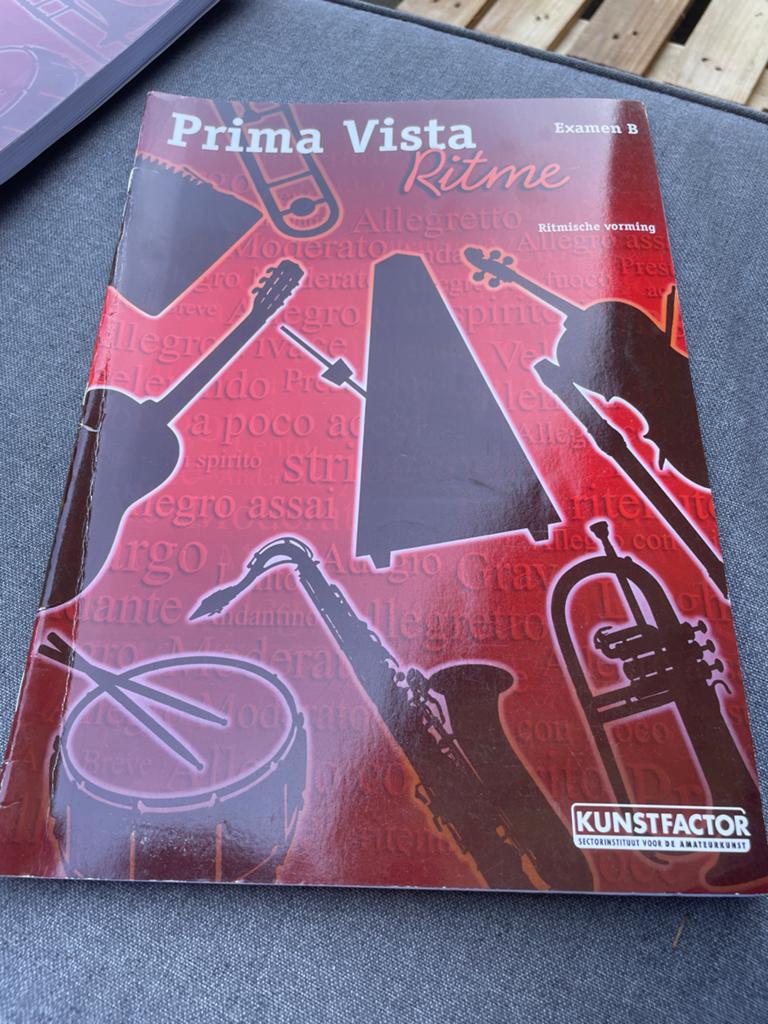 Prima Vista Ritme Examen B - Muziekboek, Muziek en Instrumenten, Bladmuziek, Overige genres, Les of Cursus, Zo goed als nieuw