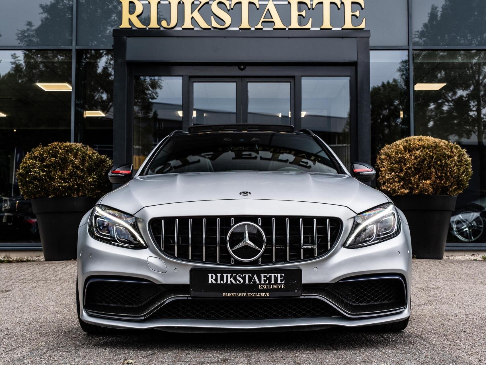 Mercedes C-klasse Estate AMG C63S Edition 1|PANO|KERAMISCH, Auto's, Automaat, Achterwielaandrijving, Gebruikt, Automatische klimaatregeling