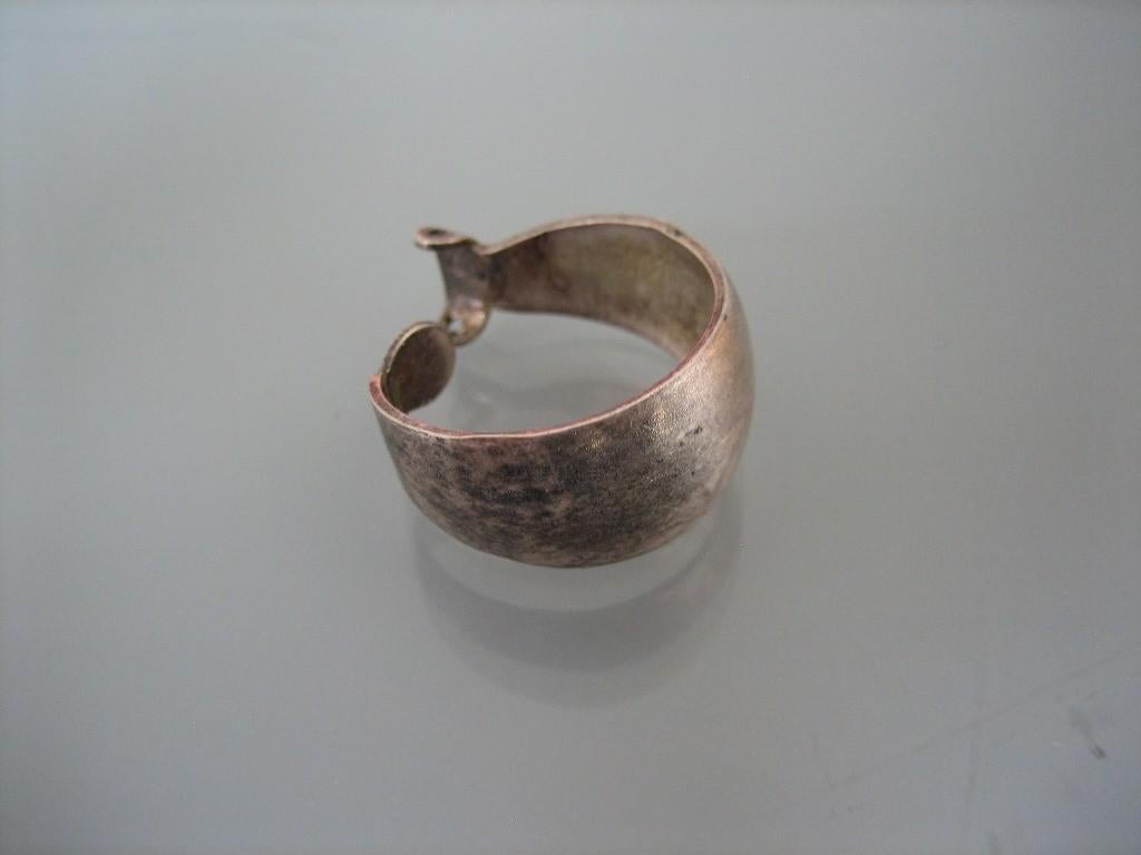 Antieke Zilveren Slavenoorring / Zeeuwse Oorbel, Sieraden, Tassen en Uiterlijk, Antieke sieraden, Verzenden, Zilver, Oorbellen
