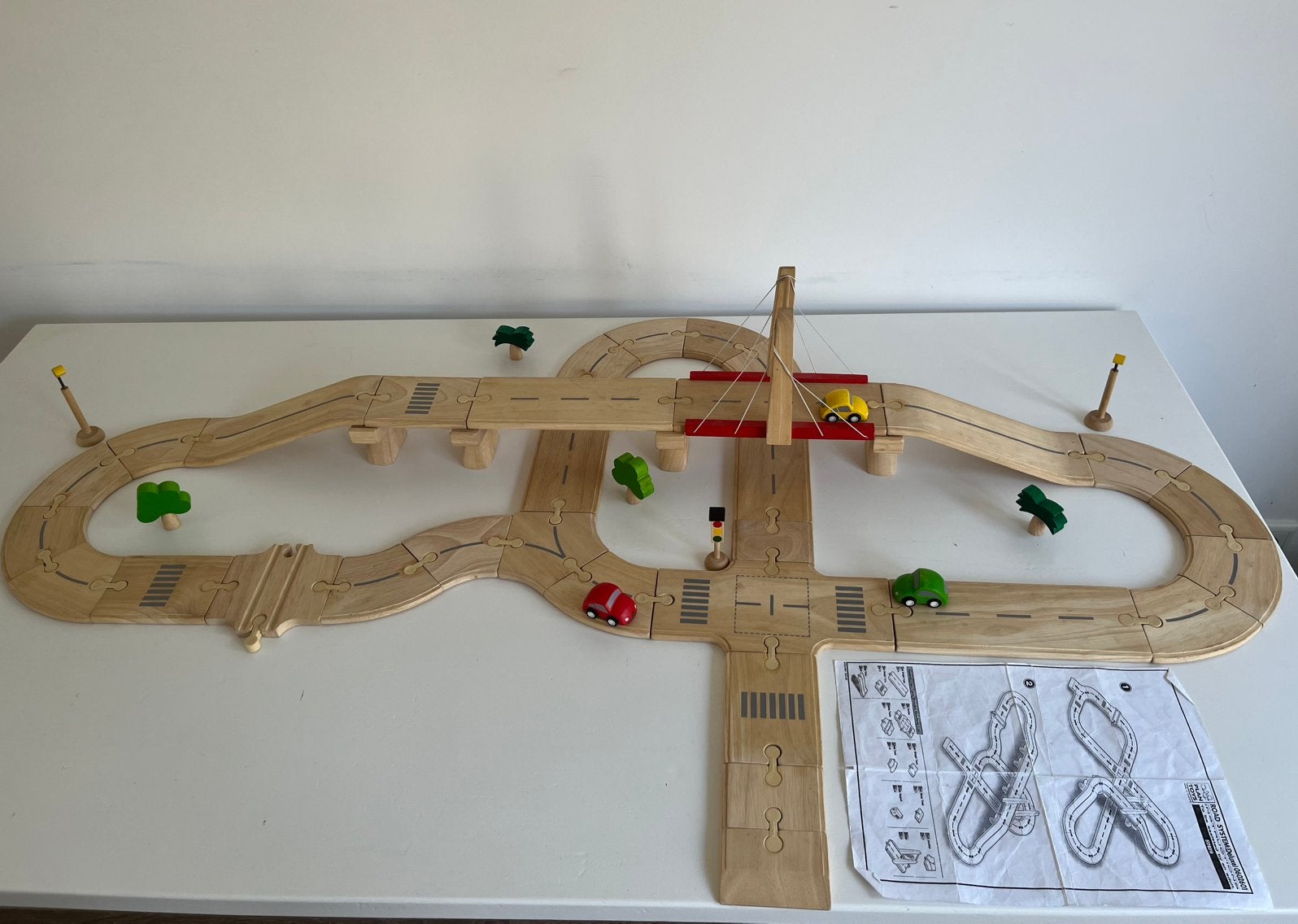 PlanToys / Plan Toys PlanCity 602601 Road System (Deluxe), Ophalen of Verzenden, Gebruikt