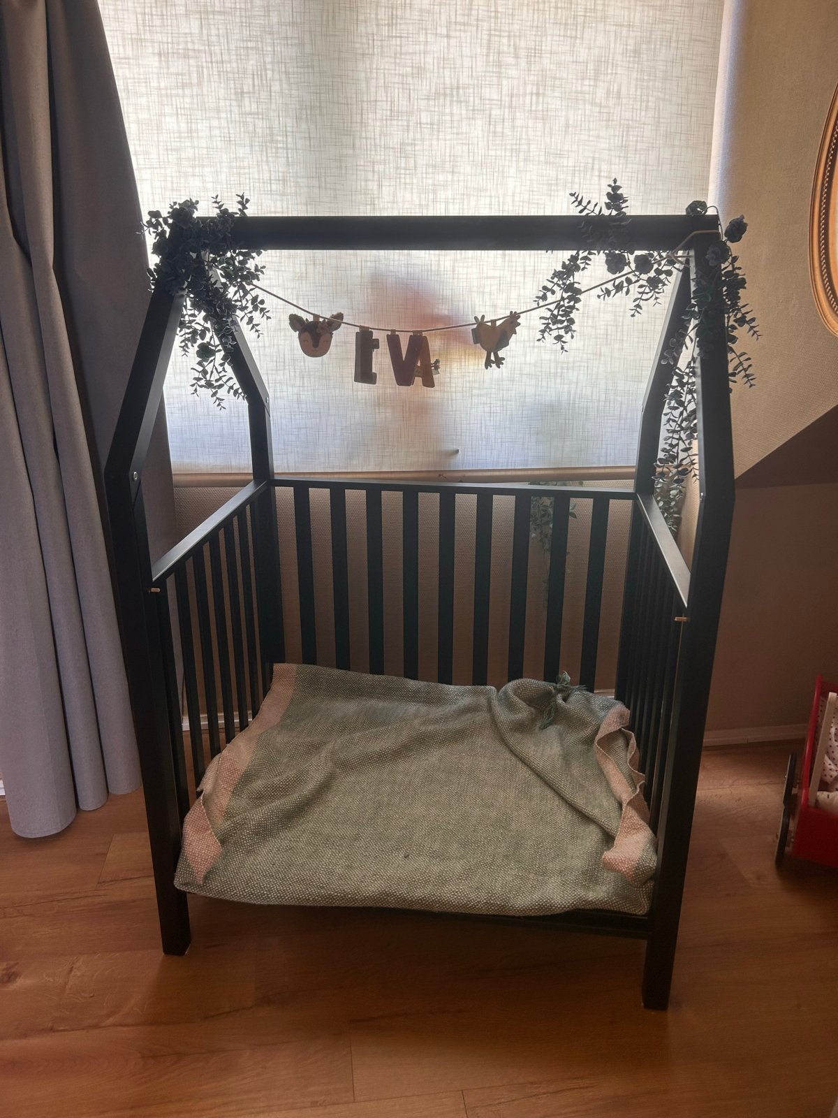 Bopita Box/Speelhuisje Zwart, Kinderen en Baby's, Ophalen, Gebruikt, Rechthoekig, In hoogte verstelbaar