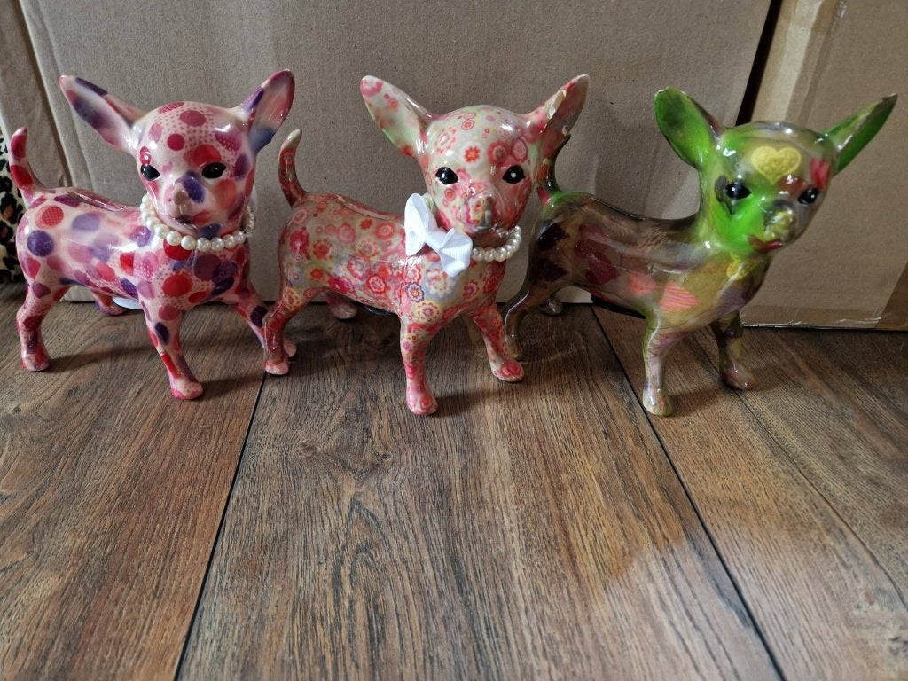 Pomme Pidou Chihuahua, Ophalen of Verzenden, Nieuw, Steen, Aardewerk of Keramiek, Dier