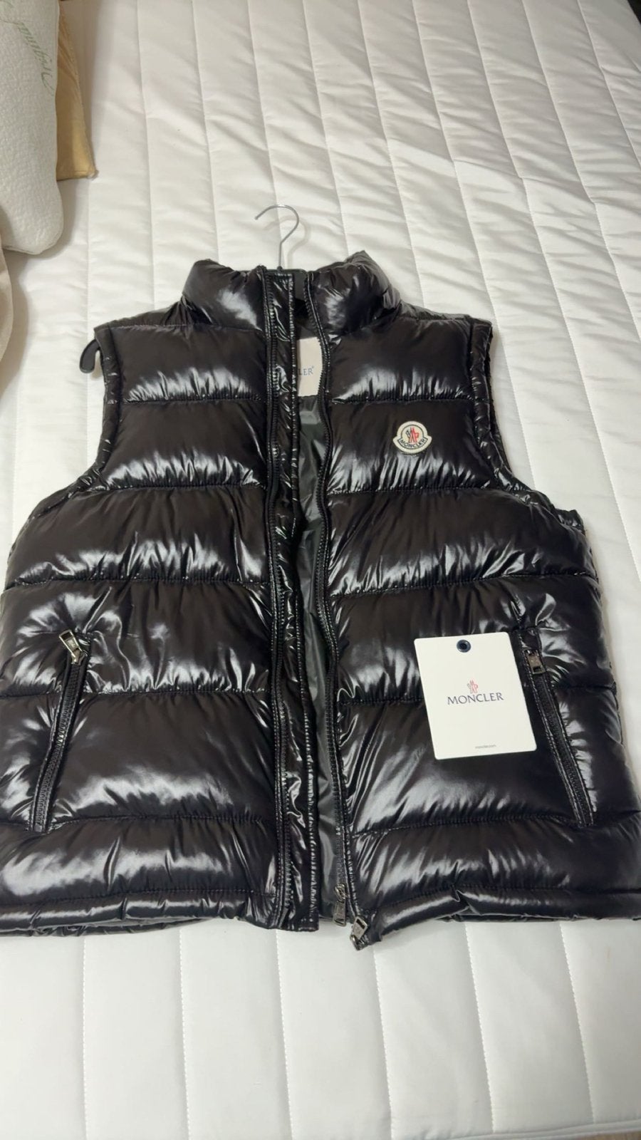Moncler bodywarmer met label, Kleding | Dames, Ophalen of Verzenden, Nieuw, Zwart