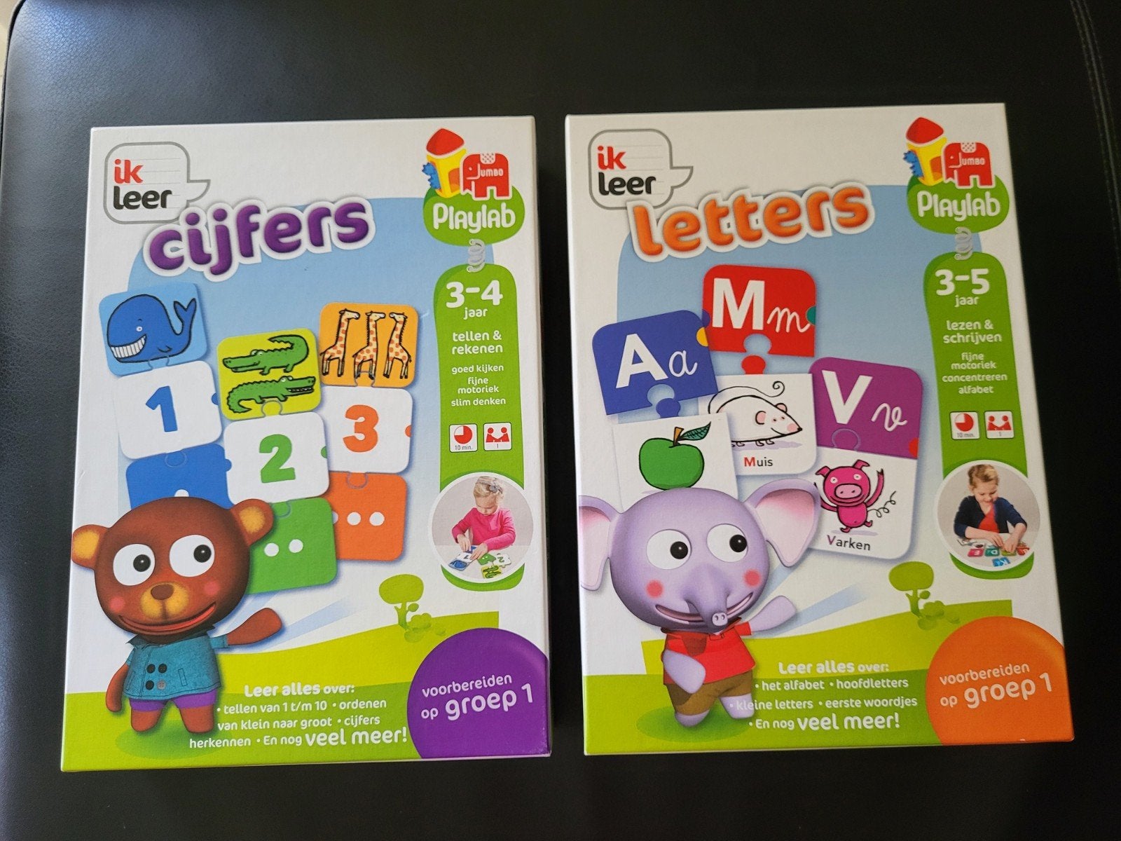 Ik leer cijfers + Ik leer letters - Playlab Jumbo, Kinderen en Baby's, Speelgoed | Educatief en Creatief, Ophalen of Verzenden