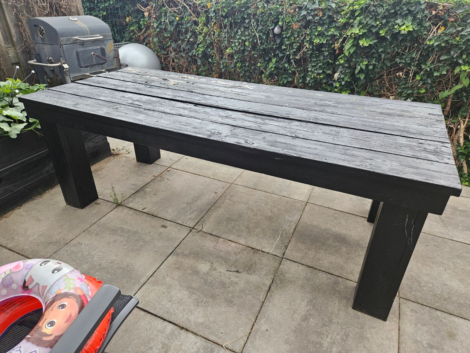 Tuintafel gratis ophalen, Ophalen, Gebruikt, Rechthoekig, Hout