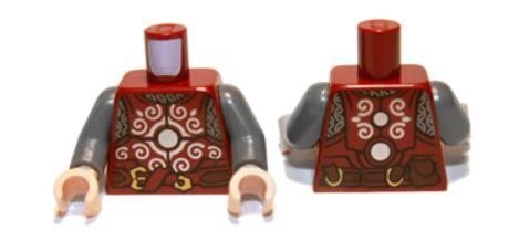 Lord of the Rings Lego - Eomer torso's 9471 - nieuw!, Overige thema's, Lego, Nieuw, Ophalen of Verzenden