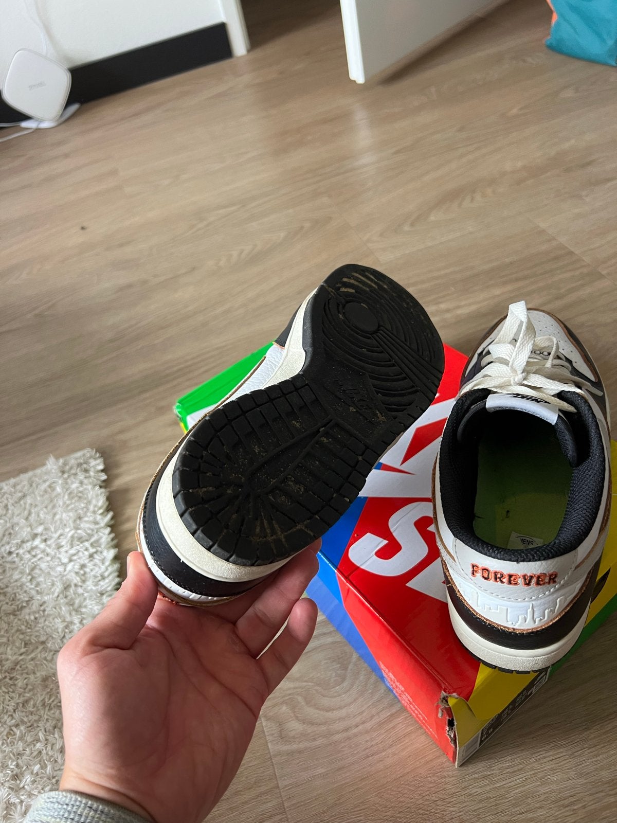 Nike SB Dunk Low HUF San Francisco - Maat 40, Ophalen of Verzenden, Zo goed als nieuw, Zwart, Sneakers of Gympen