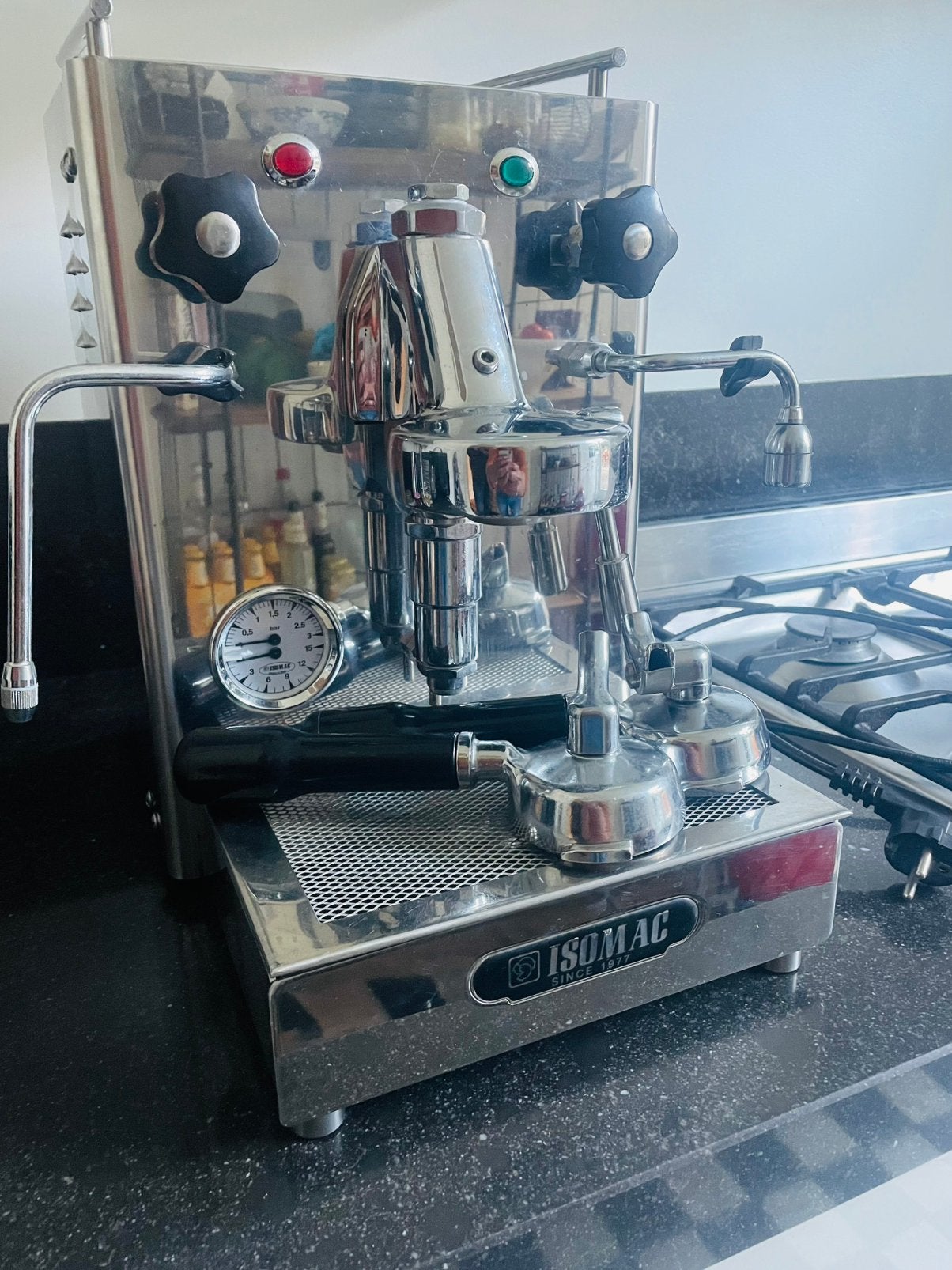 Isomac Rituale – Prachtige Italiaanse Klassieker, Witgoed en Apparatuur, 10 kopjes of meer, Ophalen of Verzenden, Koffiemachine
