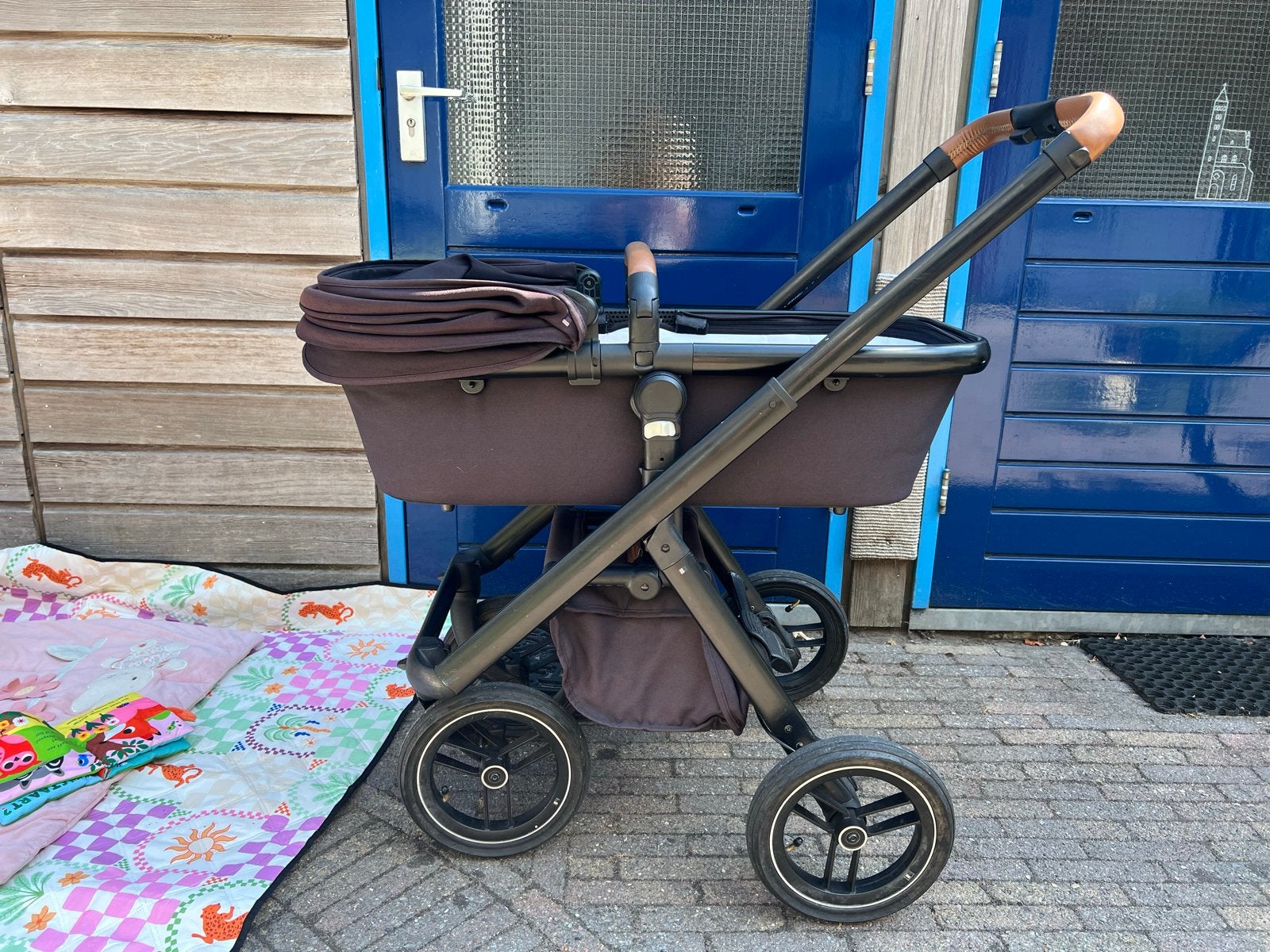 Dubatti kinderwagen met Cybex autostoel en accessoires, Gebruikt, Combiwagen, Met autostoeltje, Ophalen