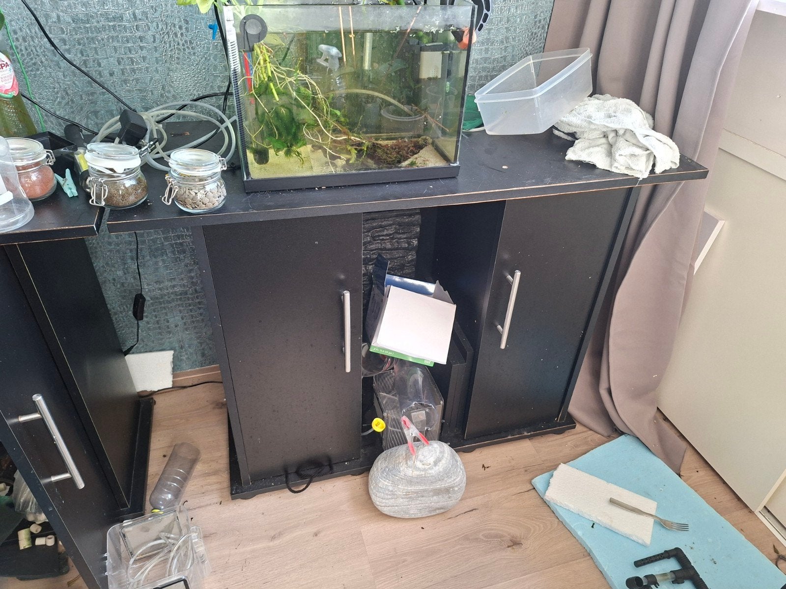juwel rio 180 kast zwart, Ophalen, Leeg aquarium