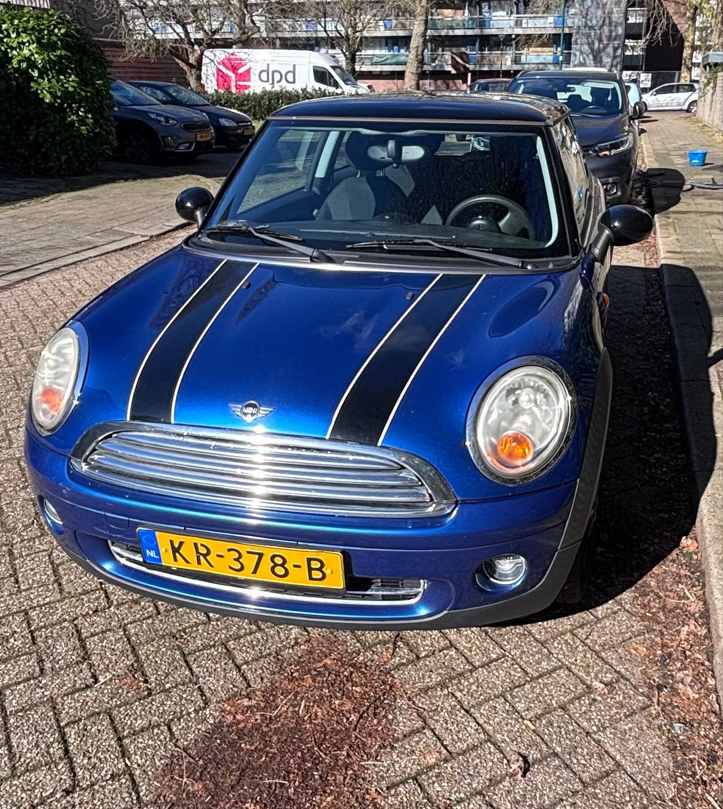 Mini 1.6 Cooper 2007 Blauw, Auto's, Mini, Particulier, Benzine, C, Hatchback, Handgeschakeld, Geïmporteerd, Blauw, Voorwielaandrijving