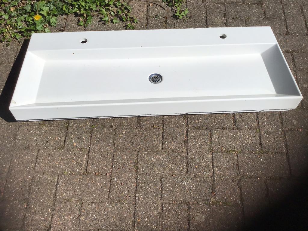 Wasbak, Doe-het-zelf en Verbouw, Sanitair, Ophalen, Zo goed als nieuw, Wastafel
