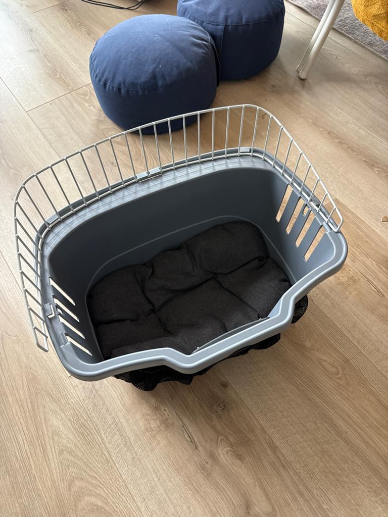 Fietsmand hond stuur klick-fix, Dieren en Toebehoren, Ophalen, Zo goed als nieuw