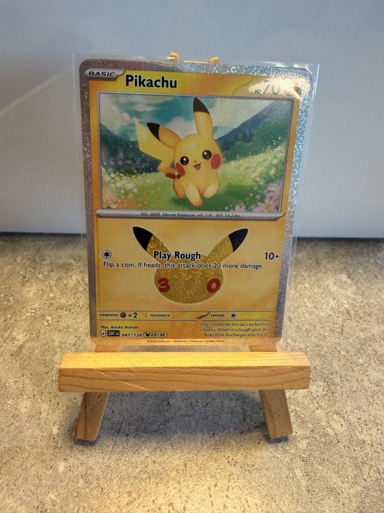 Pikachu 30th Anniversary –25/30 t/m 28/30(alle 30 Pikachu’s), Ophalen of Verzenden, Zo goed als nieuw