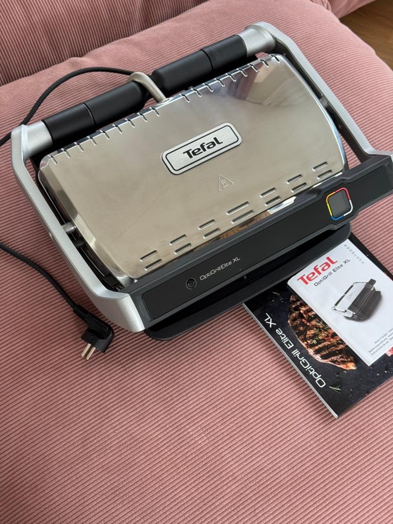 Tefal OptiGrill Elite XL model GC760D12, 2200W contact grill, Ophalen of Verzenden