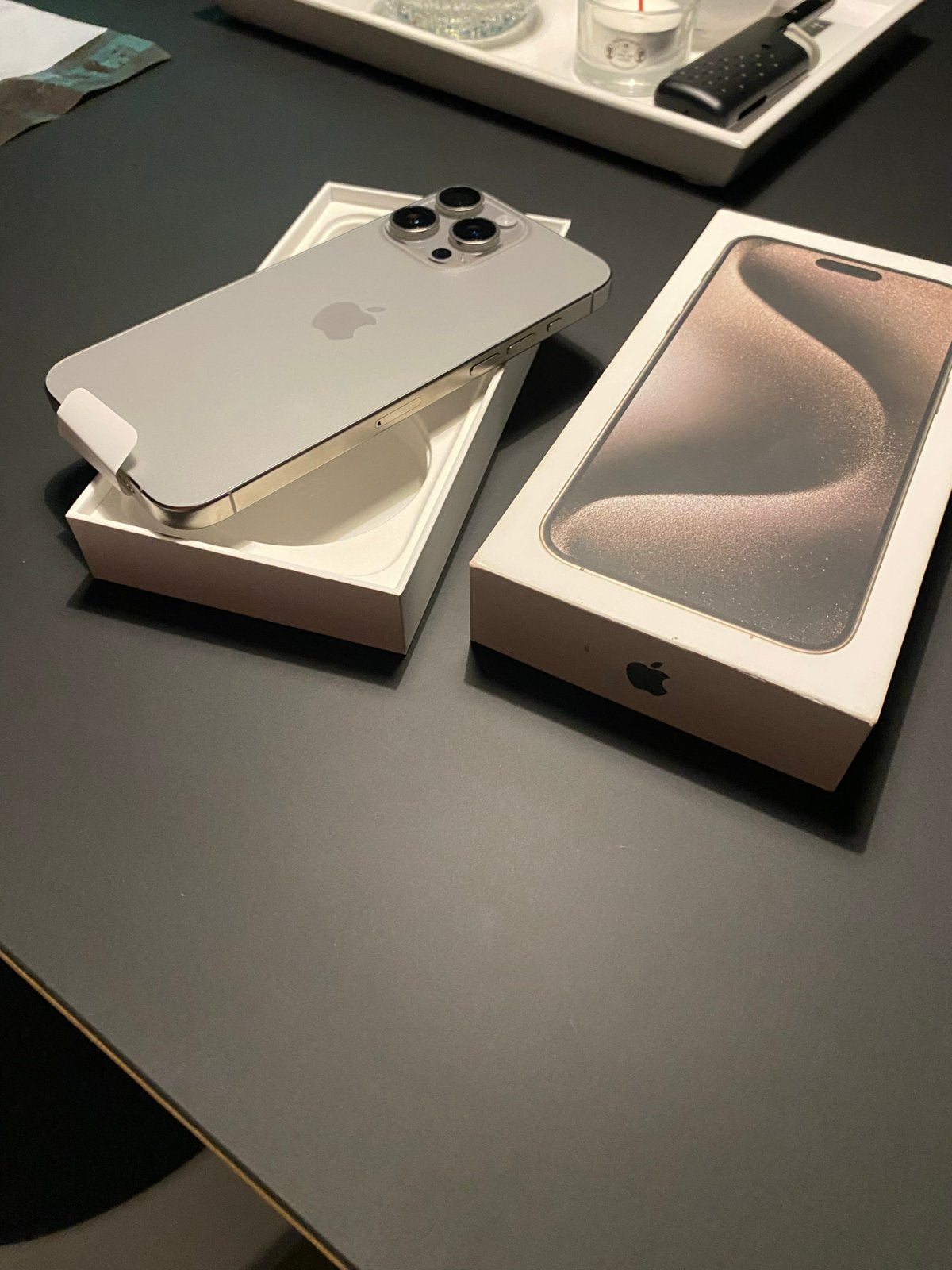iPhone 15 Pro Max 256GB Natural Titanium Nieuwstaat