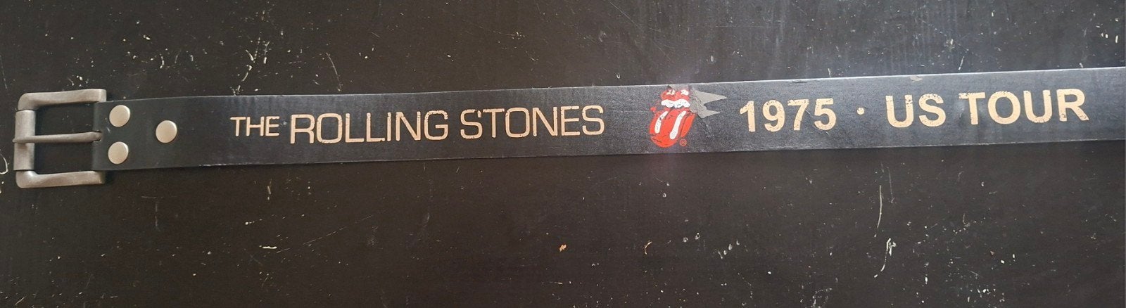 The Rolling Stones 1975 US Tour Riem, The Rolling Stones, Tailleriem, Ophalen of Verzenden, Gedragen