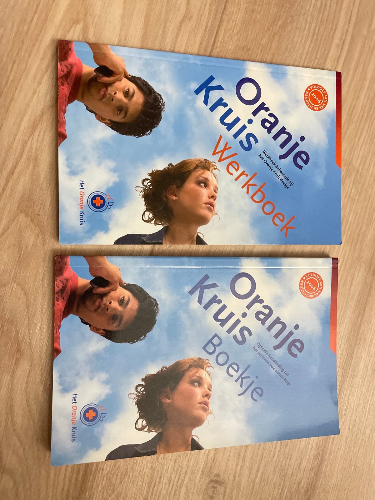 Oranje Kruis Boekje en Werkboek EHBO, Ophalen, Gamma, Zo goed als nieuw, Overige niveaus