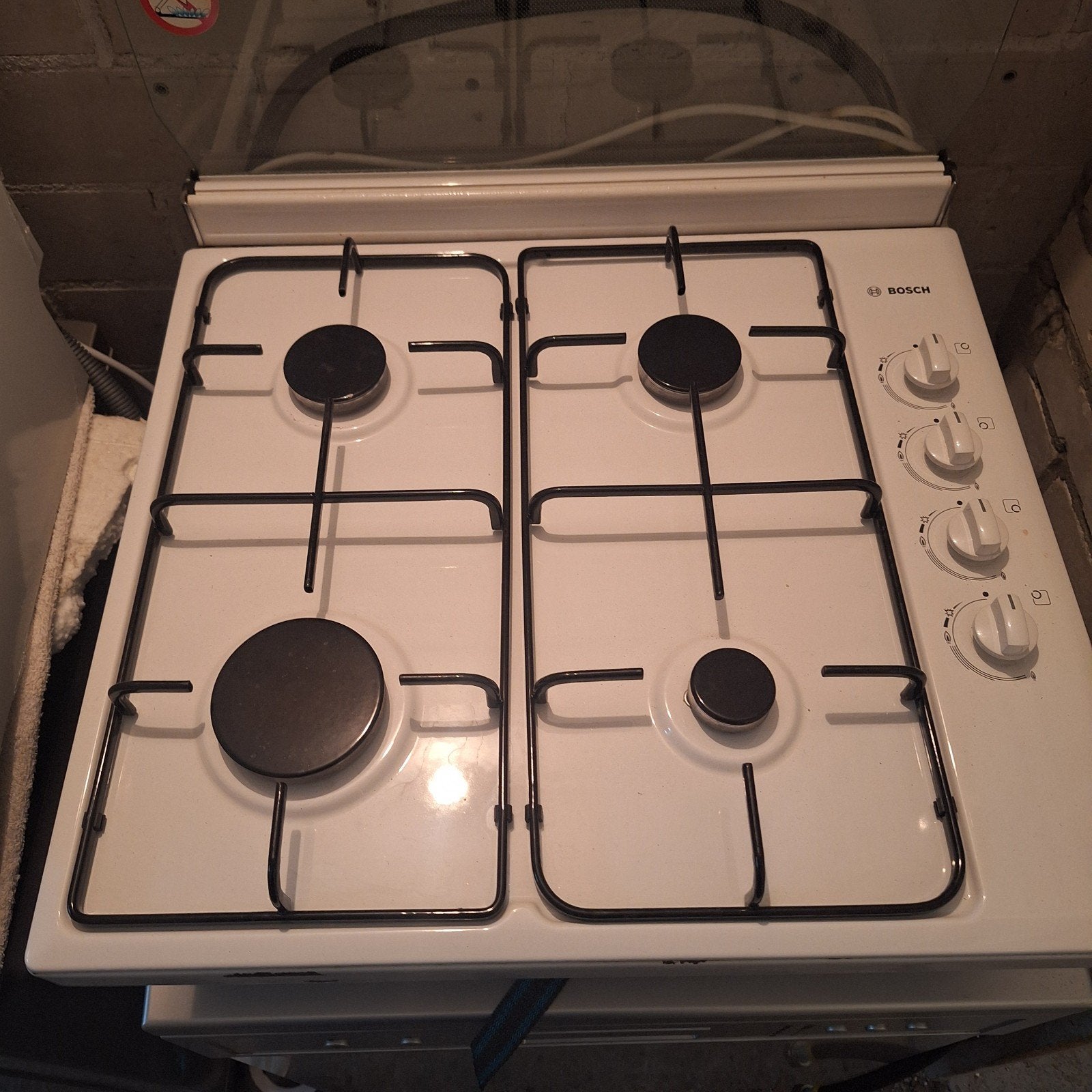 Bosch NGU2021DN/06 gaskookplaat - bezorging mogelijk, Ophalen, 4 kookzones, Zo goed als nieuw, Energieklasse A of zuiniger