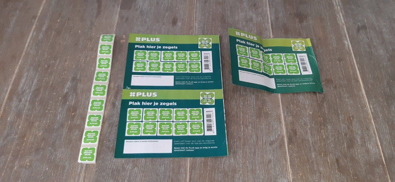 gratis af te halen plus zegels buitenservies, Verzamelen, Supermarktacties, Plus, Ophalen
