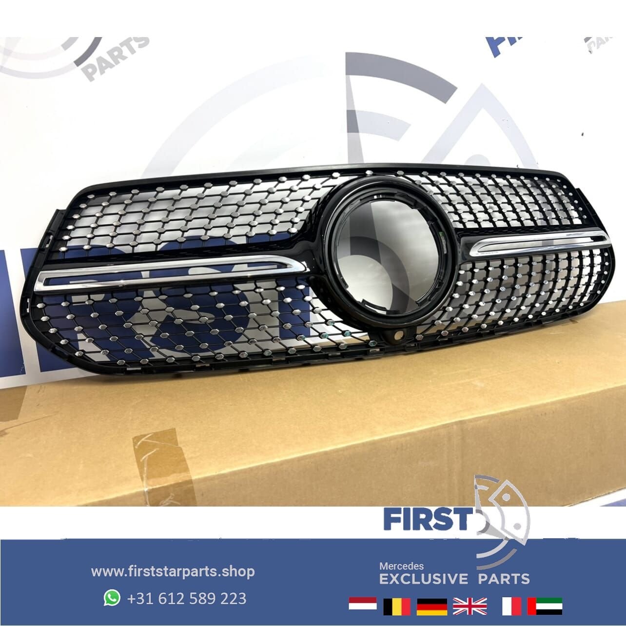 W167 V167 C167 GLE AMG DIAMOND GRIL 2019-2024 DIAMANT VOORBU, Gebruikt, -, Ophalen of Verzenden, -