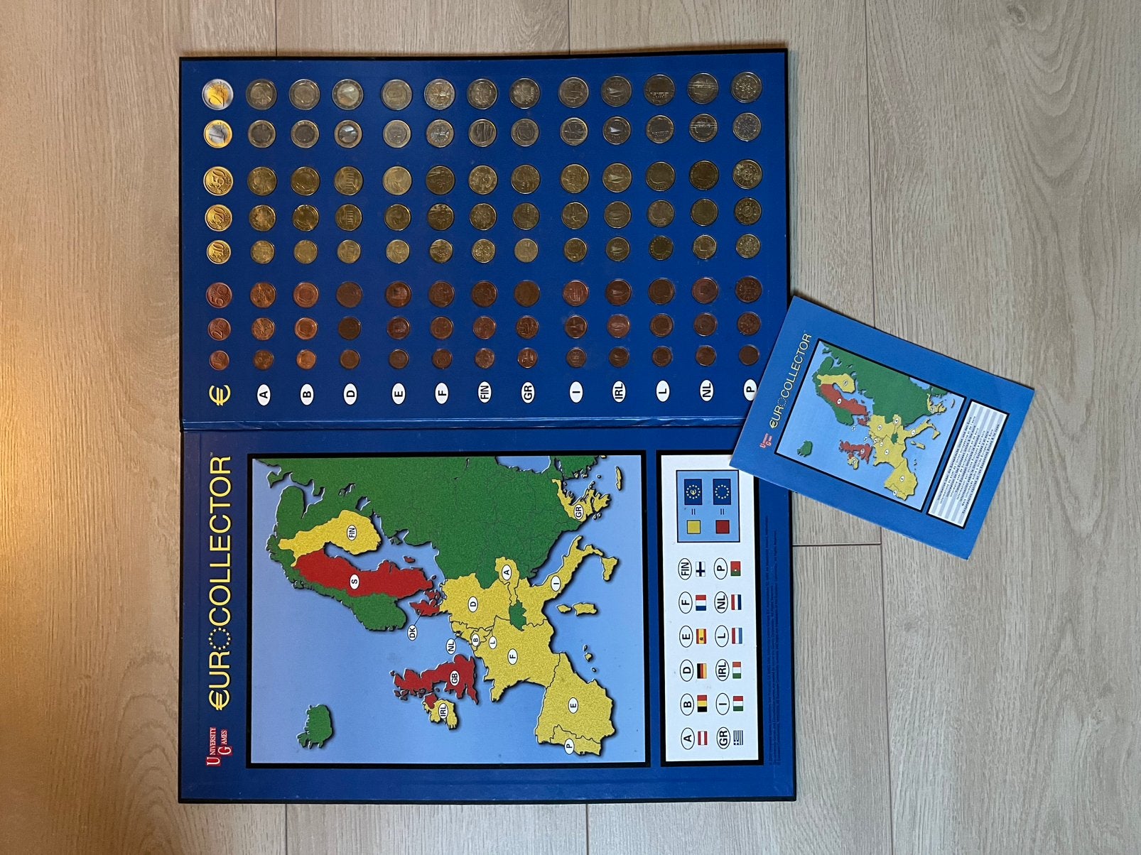 Muntenalbum met euro’s, Setje, Overige landen, Goud, Overige waardes