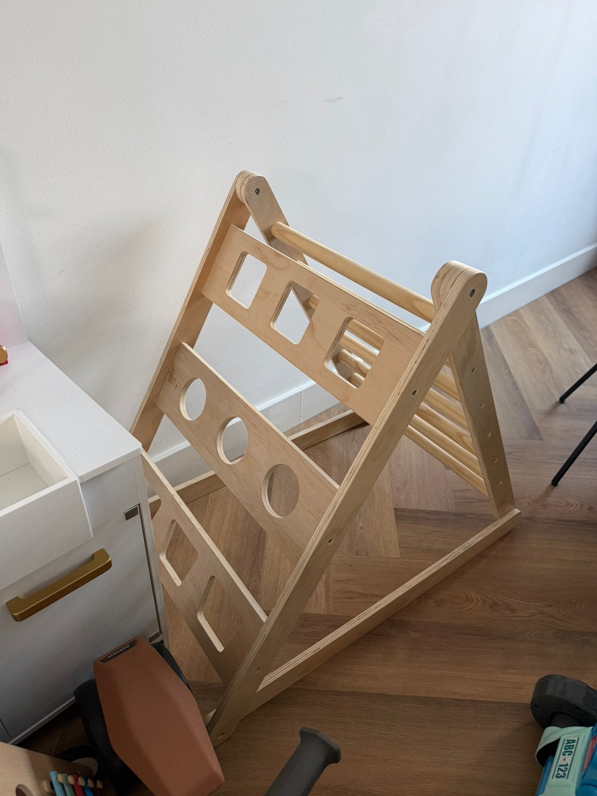 Houten klimrek klim rek driehoek, Kinderen en Baby's, Speelgoed | Houten speelgoed, Ophalen of Verzenden, Nieuw
