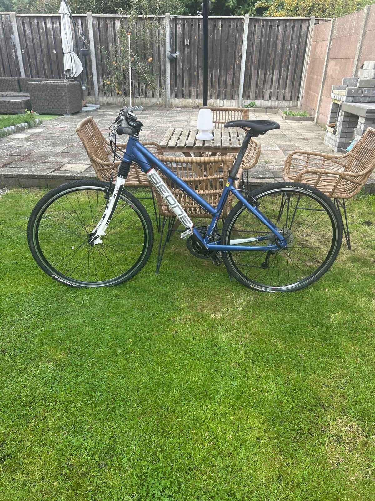 Scott Crossover fiets - Blauw, Gebruikt, 28 inch, Gebruikt, Vering, Velgrem