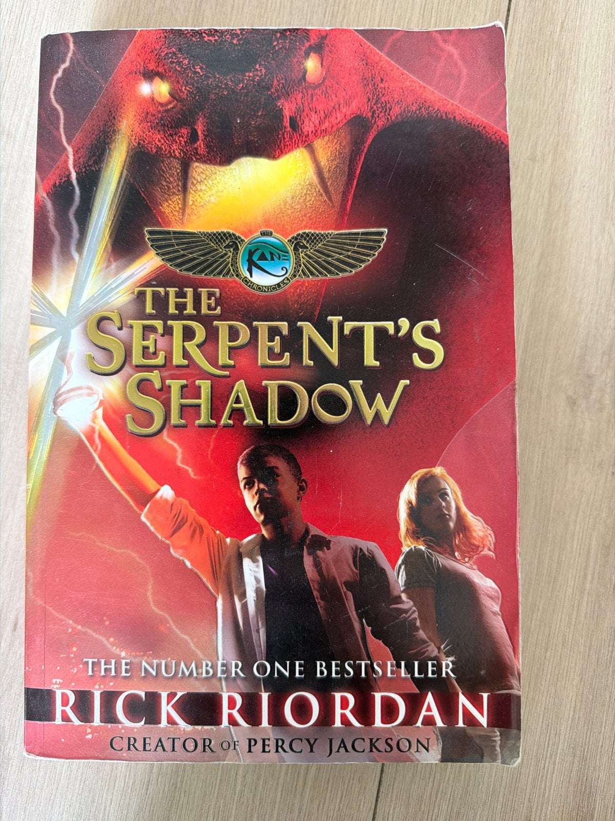 The Serpent's Shadow - Rick Riordan (Engels), Boeken, Ophalen, Gelezen