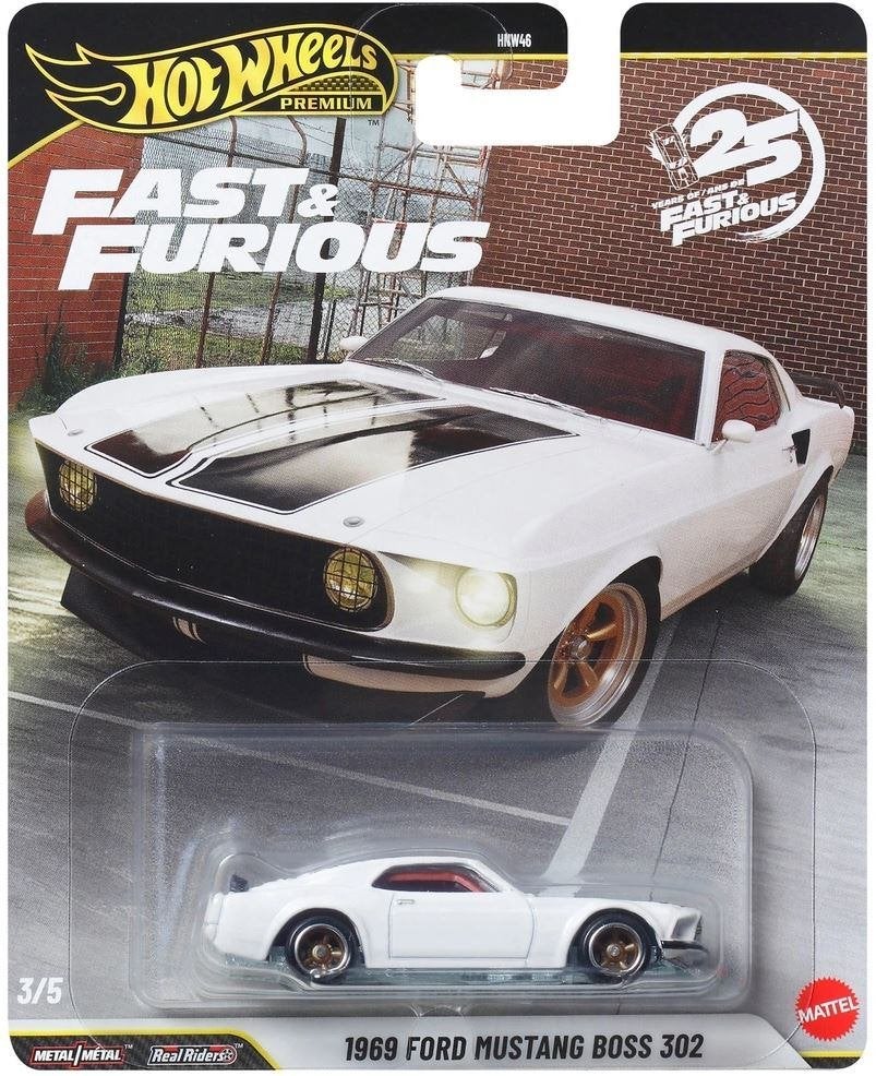 Hot Wheels Premium Ford Mustang Boss 302 - Fast & Furious 25, Ophalen of Verzenden, Nieuw