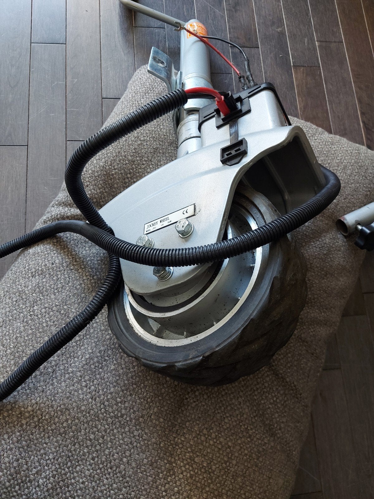 Elektrisch Jockey Wiel - 12V 350W - Model JY01, Caravans en Kamperen, Ophalen, Gebruikt