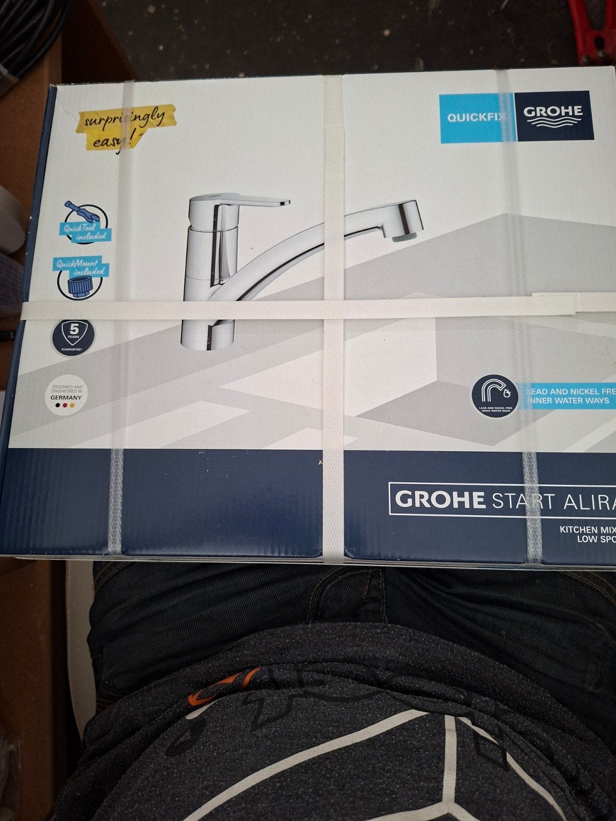 Grohe Start Alira keukenkraan - Nieuw in doos, Ophalen of Verzenden, Nieuw, Chroom, Kraan