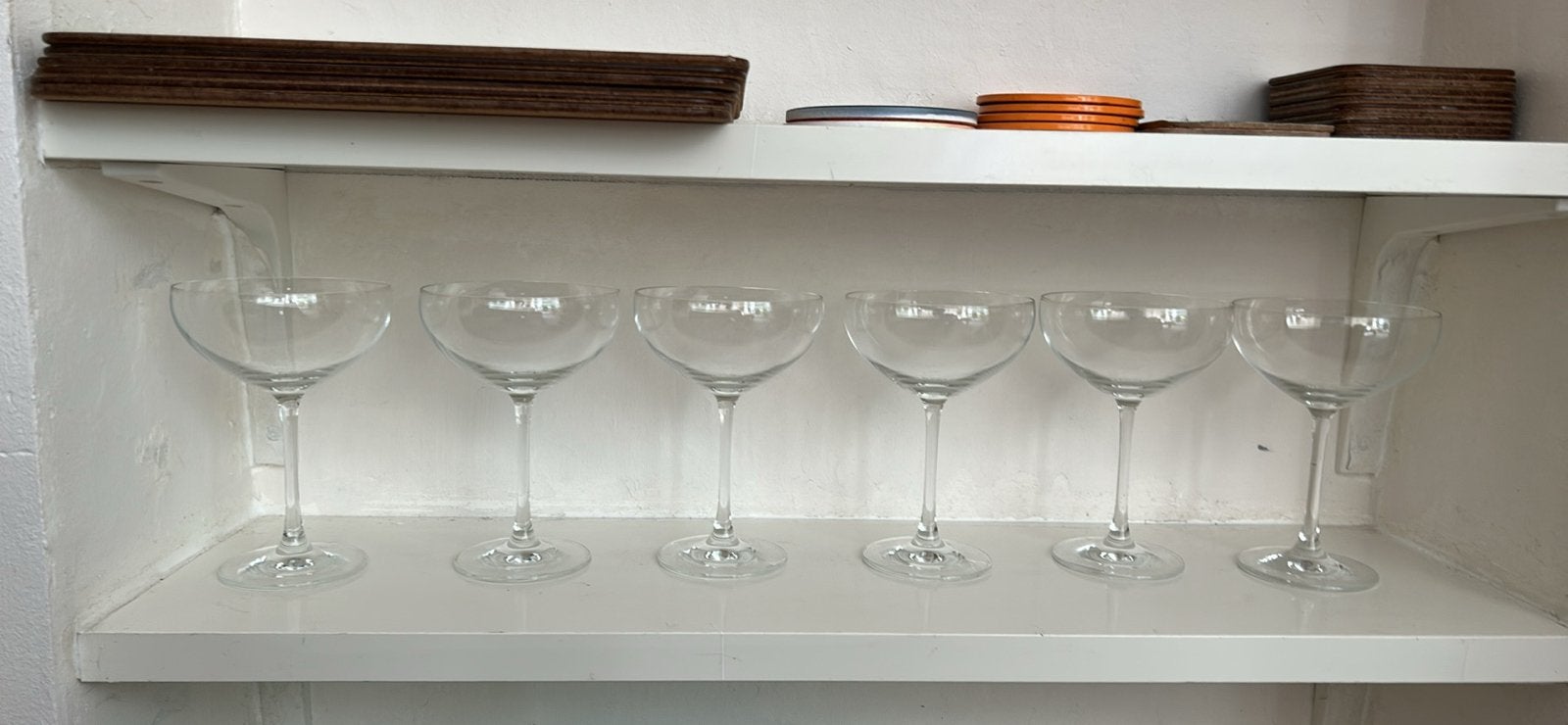 Set van 6 Schott Zwiesel Coupe Glazen, Antiek en Kunst, Ophalen
