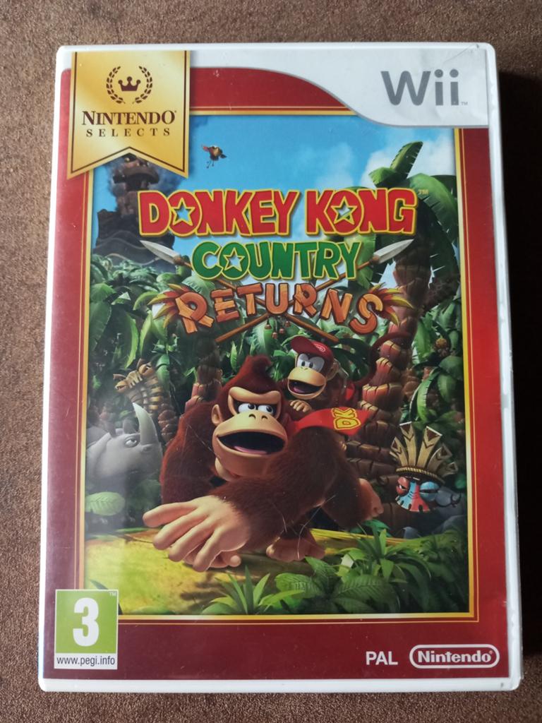 Donkey Kong Country Returns - Nintendo Wii, Nintendo, 2 spelers, Eén computer, Zo goed als nieuw