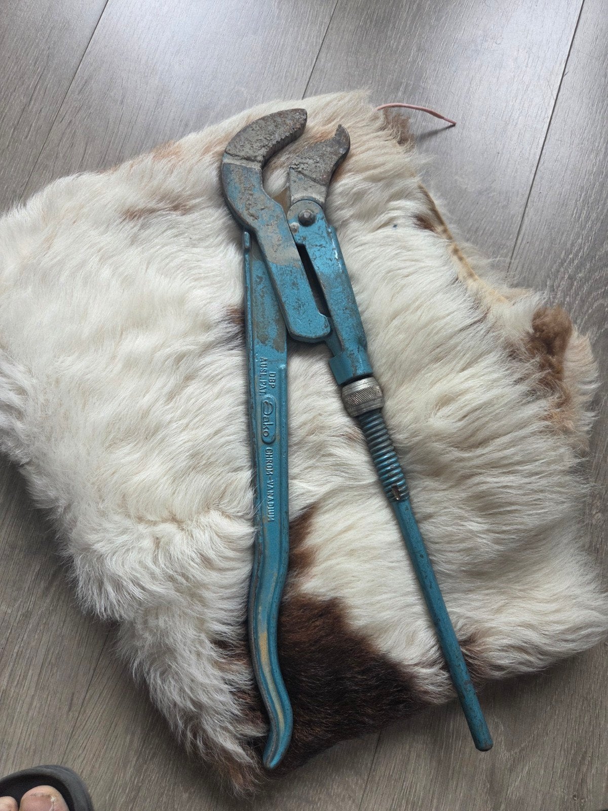 Vintage Dako Gedore Snap hoekpijptang nr.100 - Zwaar Gereeds, Ophalen of Verzenden, Gebruikt