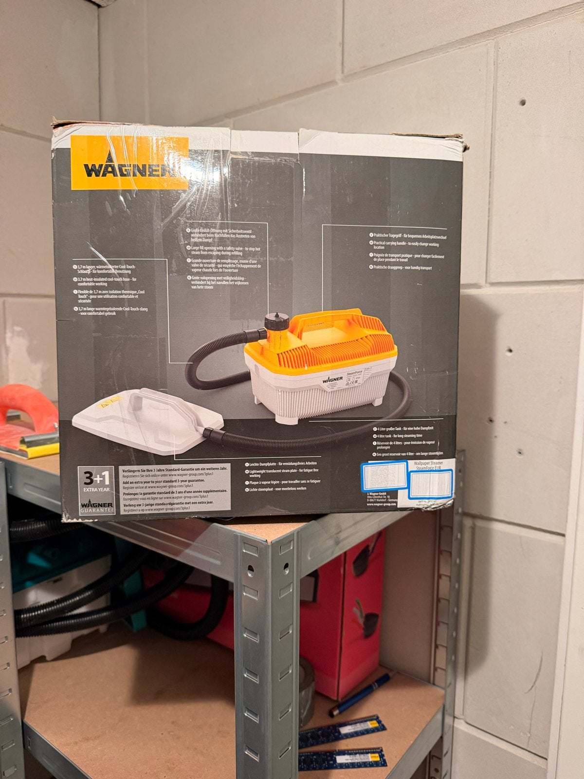 Wagner SteamForce Behangafstomer, Doe-het-zelf en Verbouw, Ophalen of Verzenden, Nieuw, Overige typen