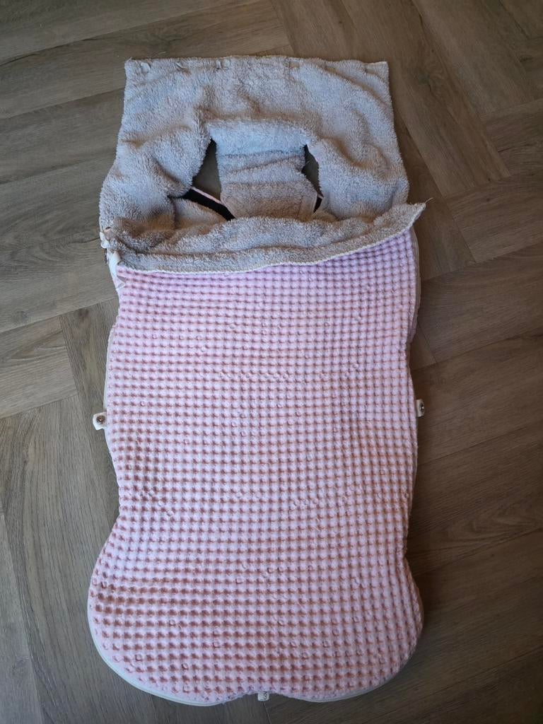Koeka roze wafelstructuur voetenzak, Kinderen en Baby's, Dekens, Slaapzakjes en Inbakerproducten, Ophalen of Verzenden, Zo goed als nieuw