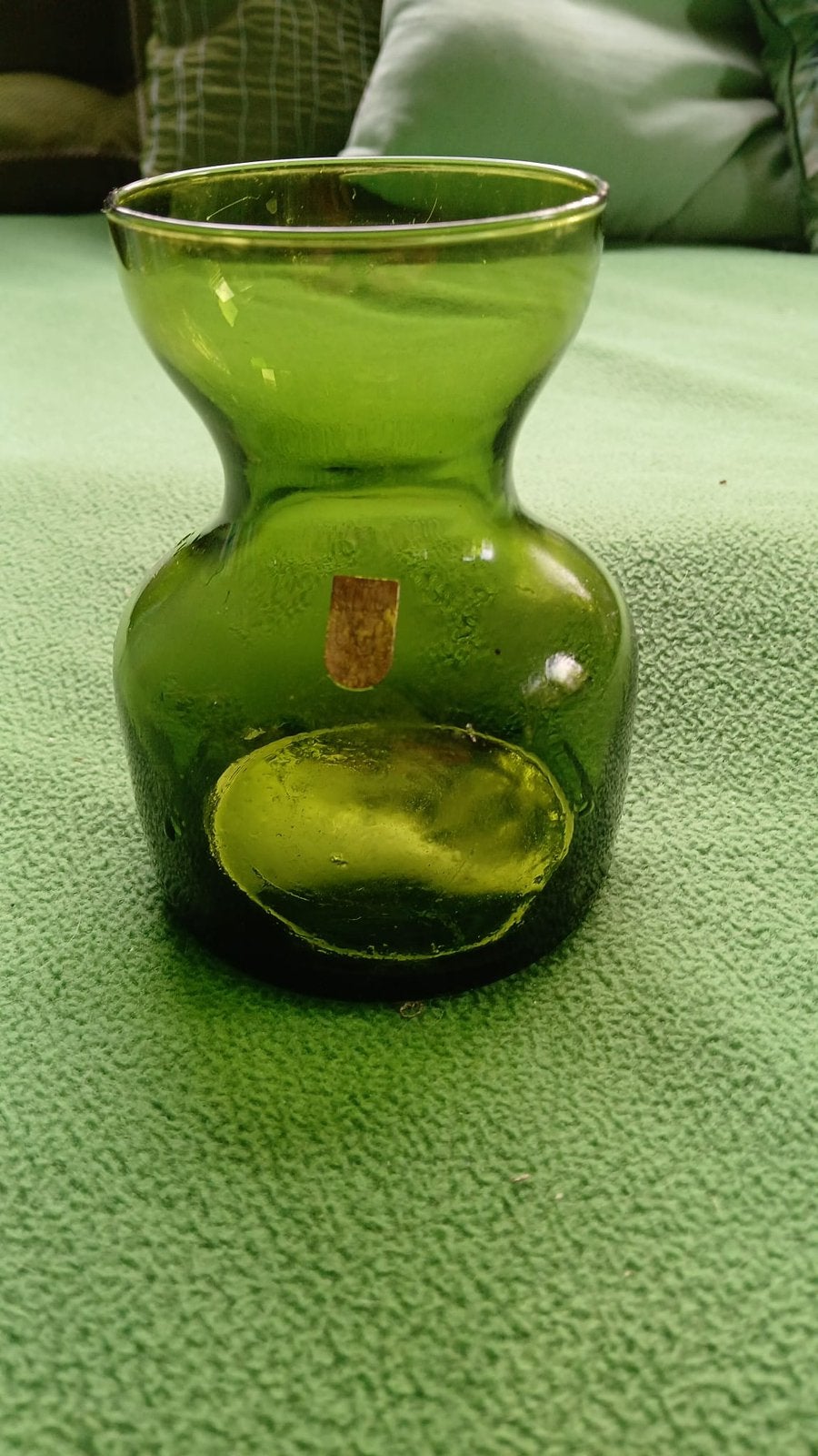 Groene bloembollen vaas, Ophalen of Verzenden