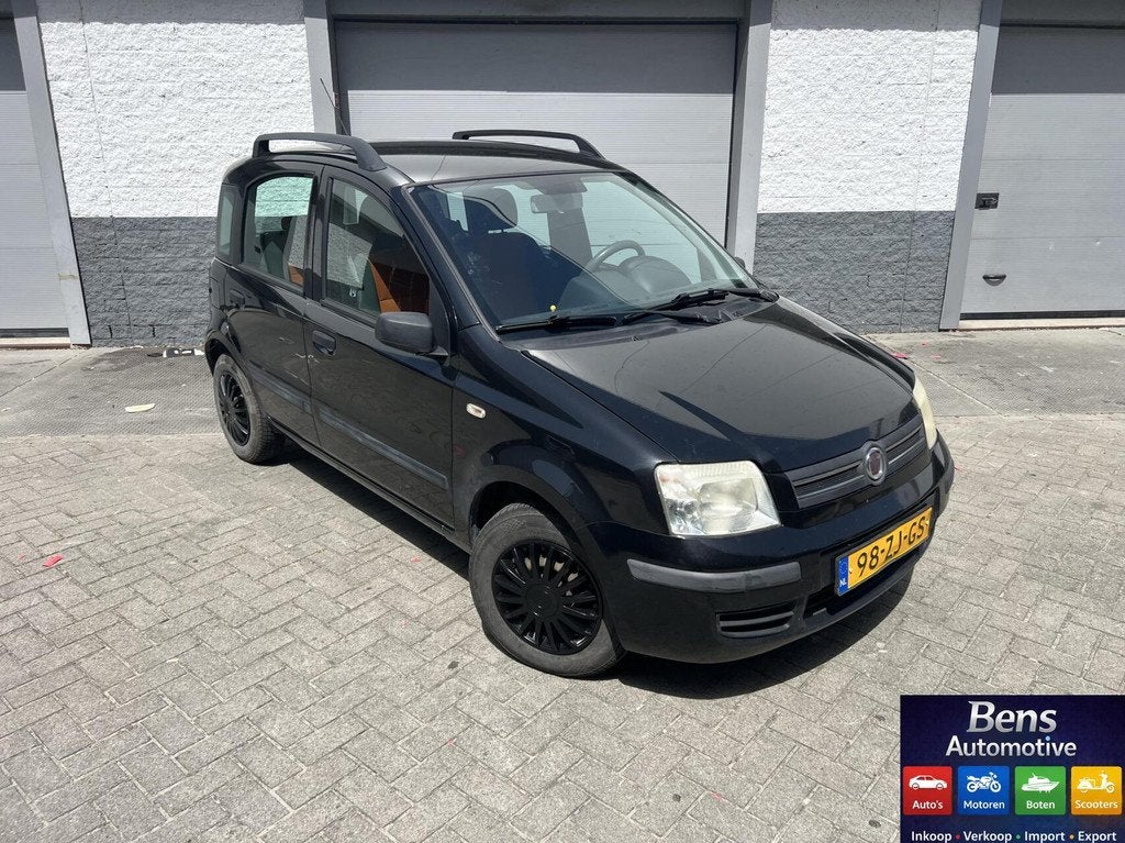 Fiat Panda 1.2 | Zuinig | AUTOMAAT | AIRCO | APK 2027, Auto's, Elektrische ramen, Gebruikt, 840 kg, Zwart