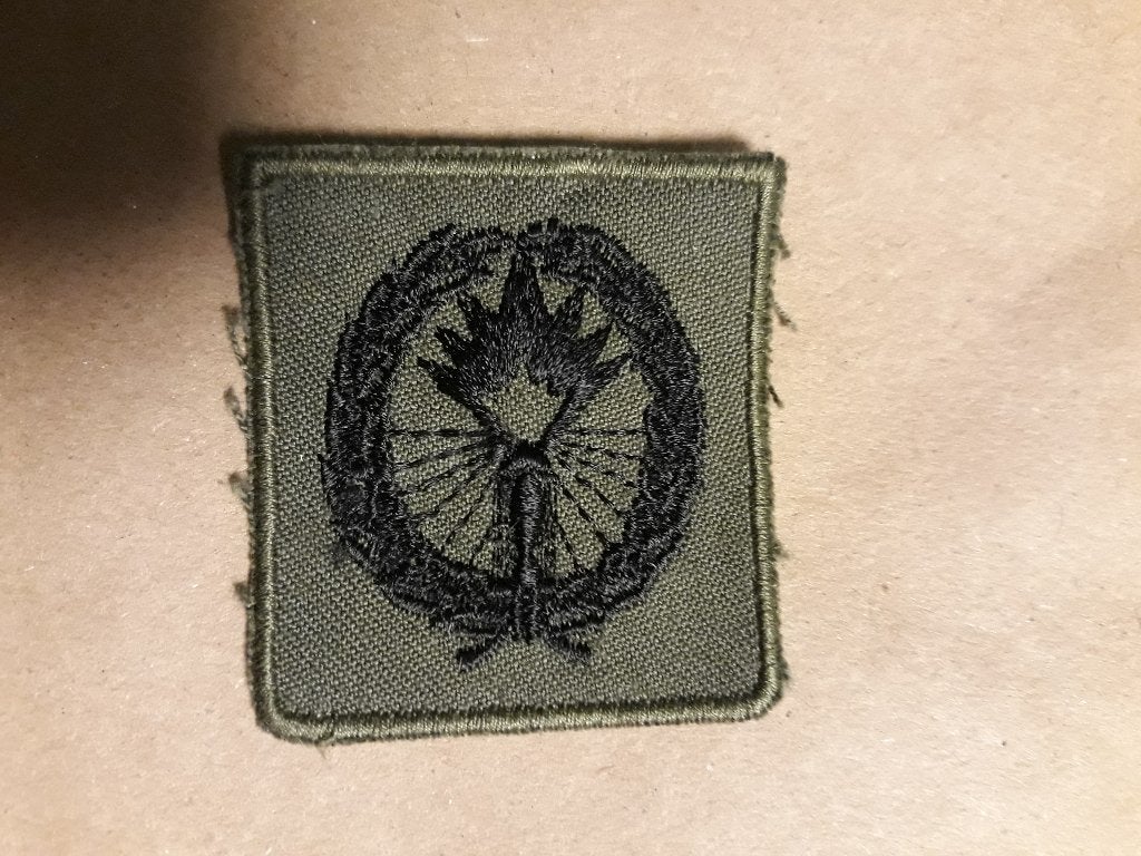 Borstembleem vuursteun, Verzamelen, Militaria | Algemeen, Verzenden, Landmacht, Nederland, Embleem of Badge