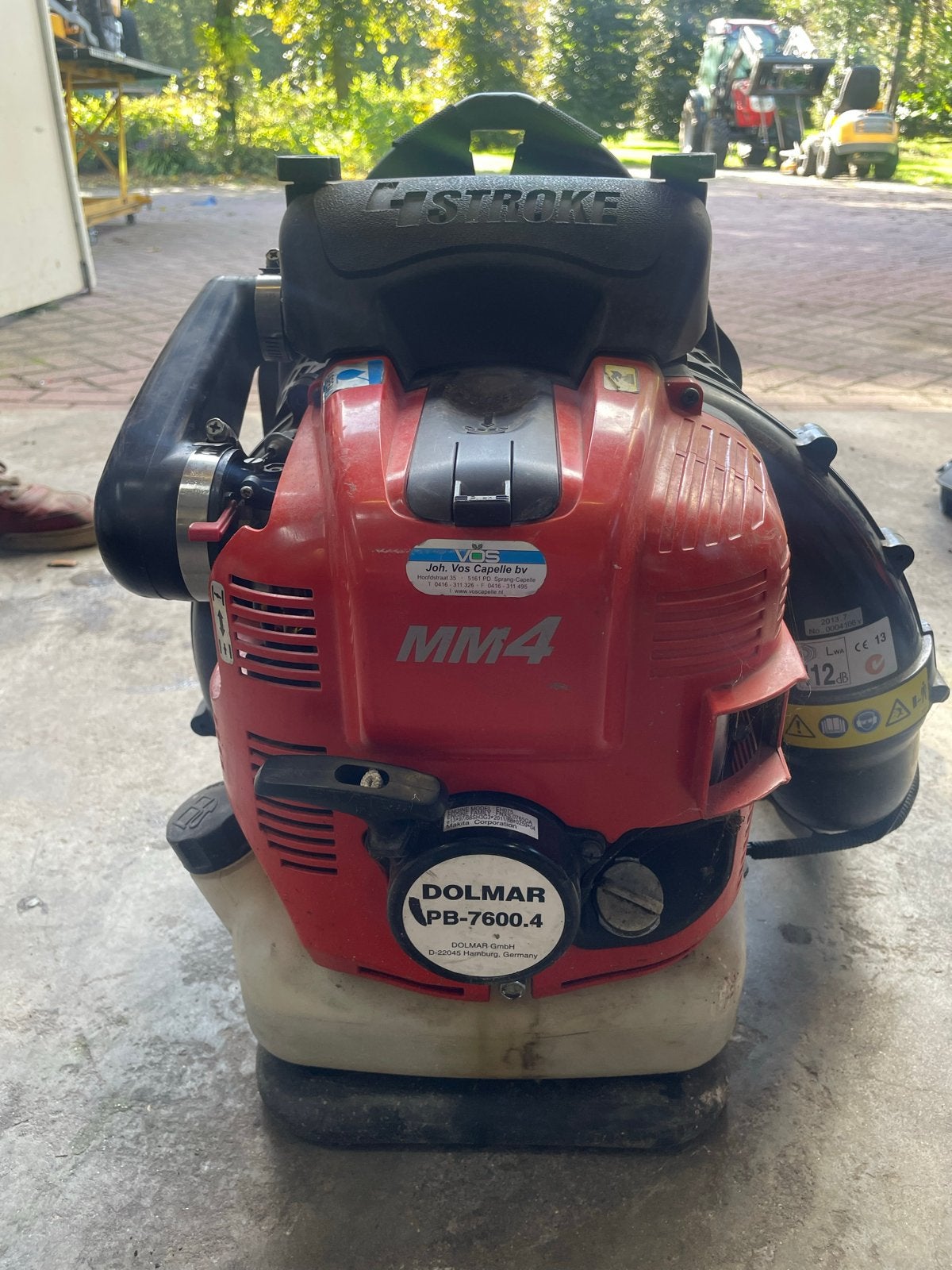 Dolmar PB-7600.4 Bladblazer - Krachtig en Betrouwbaar, Tuin en Terras, Ophalen, Gebruikt, Benzine, Ruggedragen
