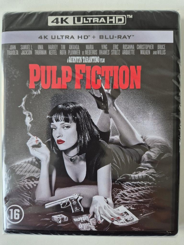 Pulp Fiction - 4K UHD BD, Ophalen of Verzenden, Nieuw in verpakking, Actie