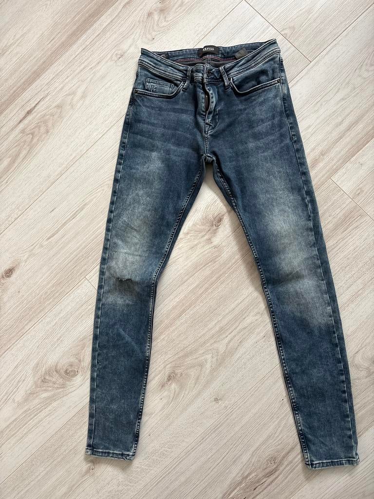 Refill Leroy Skinny Fit Jeans - Maat W30/L32, Ophalen of Verzenden, Zo goed als nieuw, Blauw, W32 (confectie 46) of kleiner
