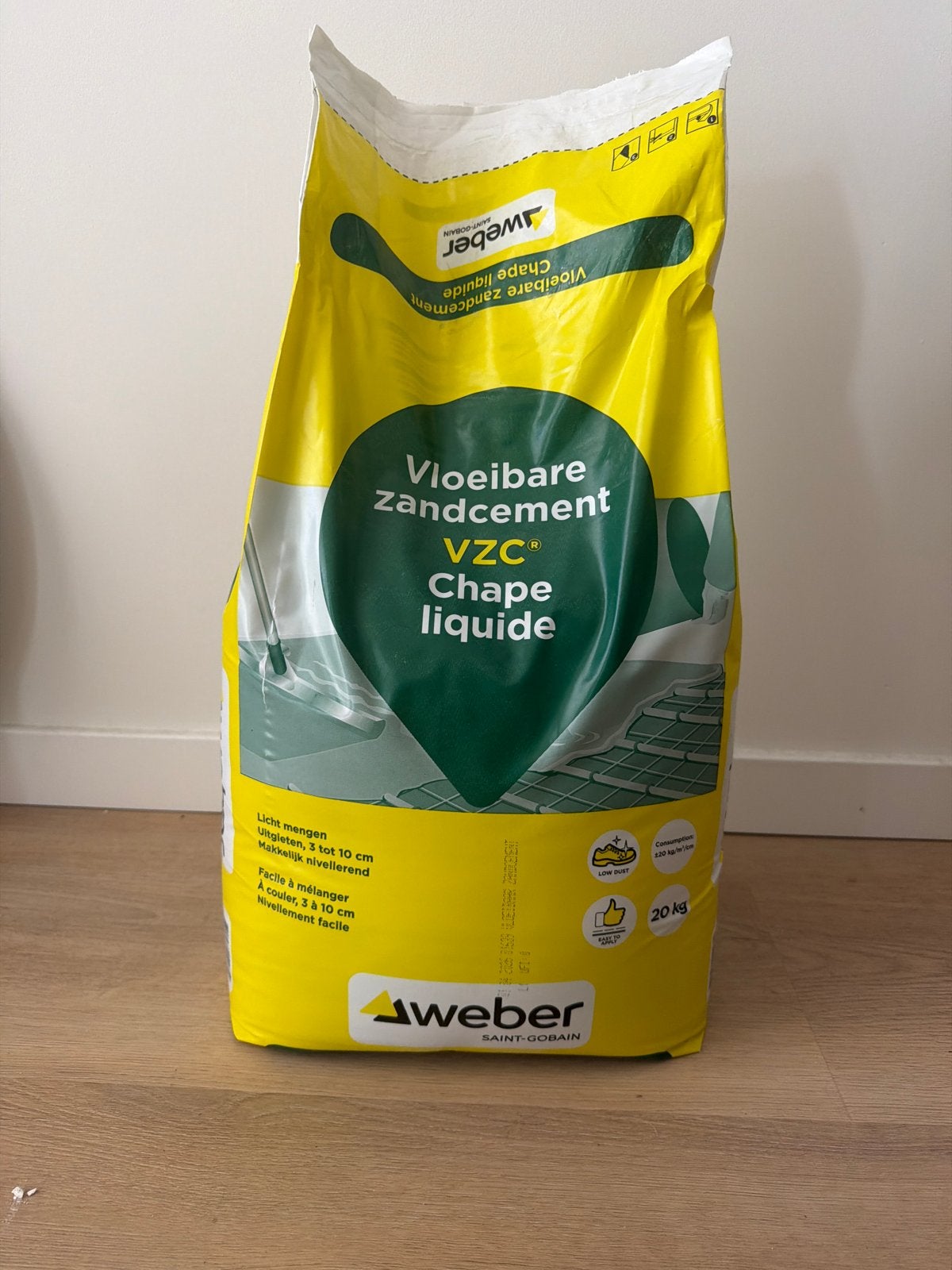 Vloeibaar zandcement 20kg (Weber) - Nieuw en ongebruikt, Ophalen, Nieuw