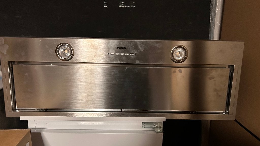 Showroommodel Pelgrim ISWA990RVS Afzuigkap, Ophalen, Onderbouw afzuigkap, Nieuw, Inbouw