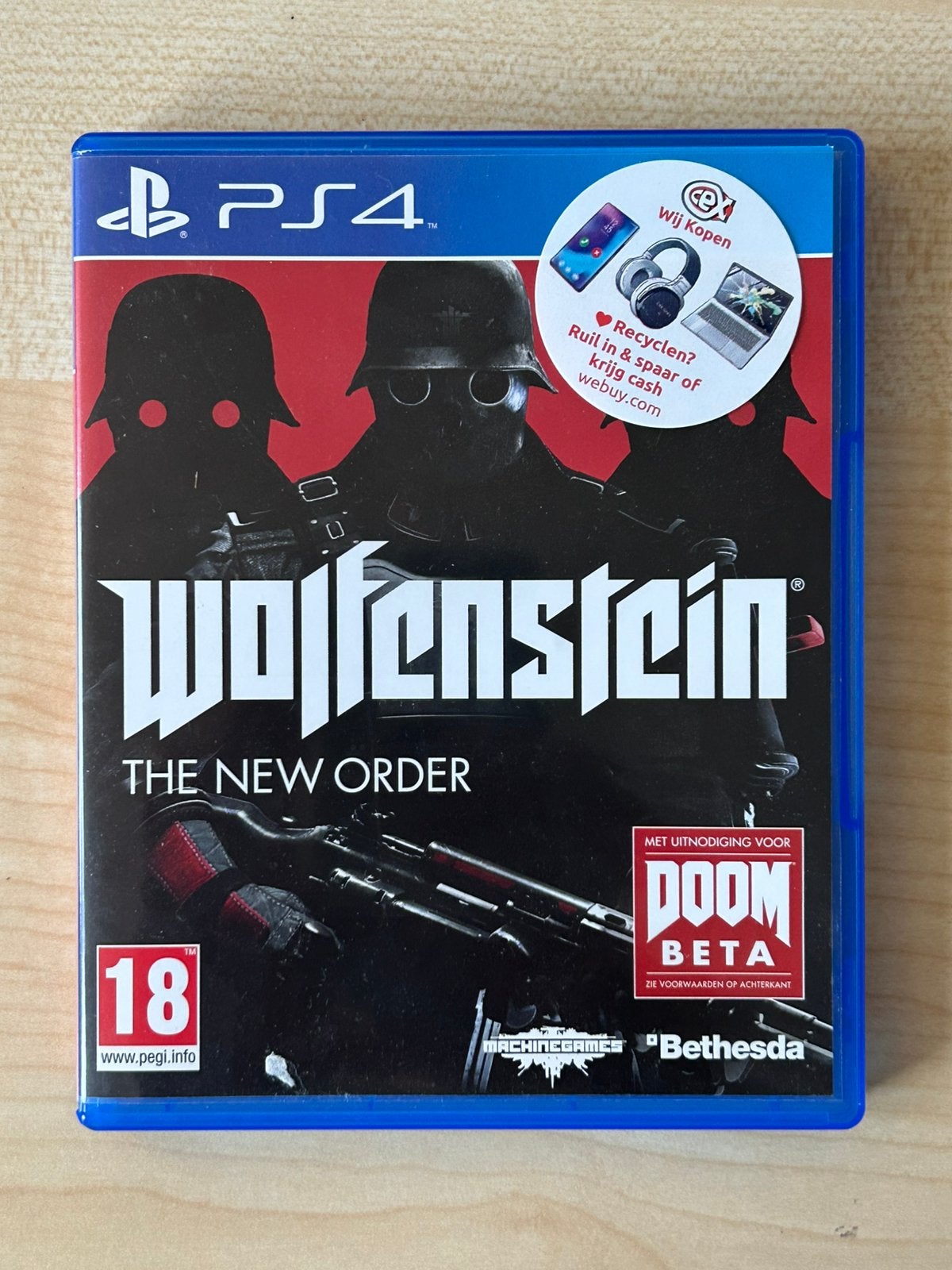 Wolfenstein: The New Order PS4 – €5, Spelcomputers en Games, Avontuur en Actie, Online, Vanaf 18 jaar, Ps4