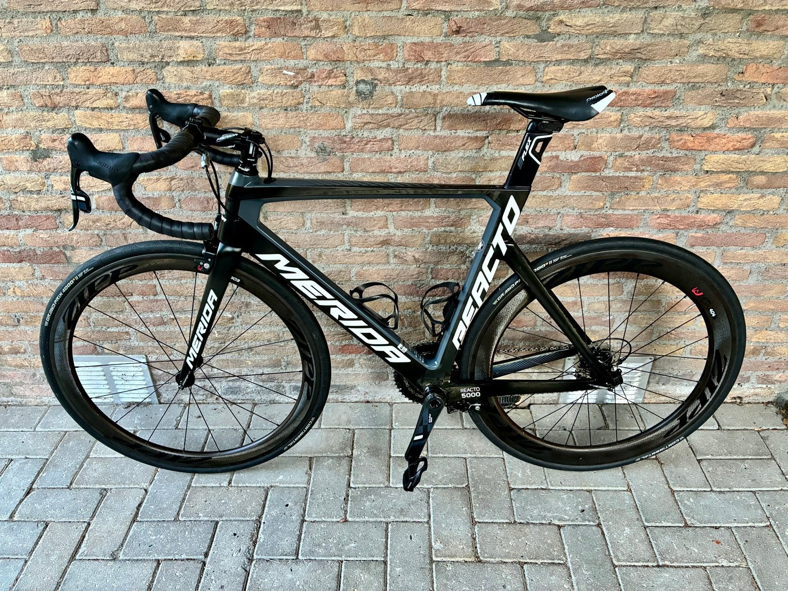 Merida Reacto 5000 Carbon racefiets, Maat M. + Garmin Tacx!, Gebruikt, Meer dan 20 versnellingen, 53 tot 57 cm, Ophalen