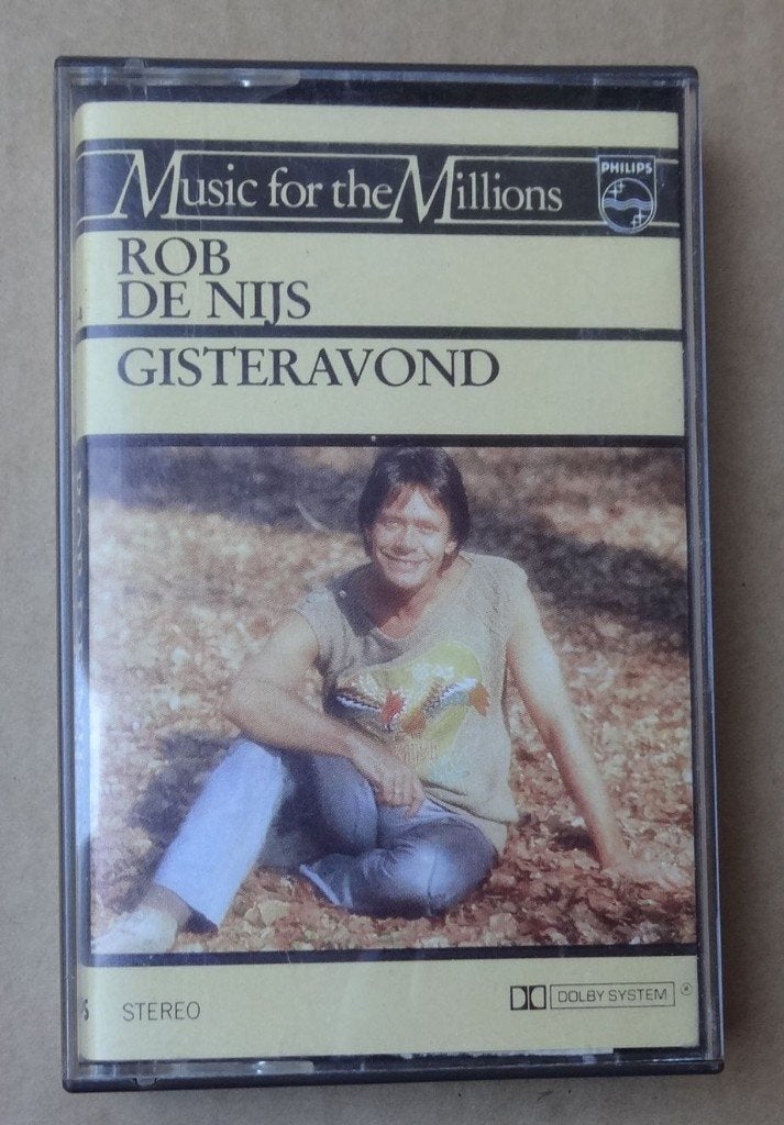 cassettebandje ROB DE NIJS gisteravond, Cd's en Dvd's, 1 bandje, Ophalen of Verzenden, Zo goed als nieuw, Voorbespeeld